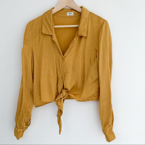 Wilfred Tie Front Blouse - Picture 5 of 12